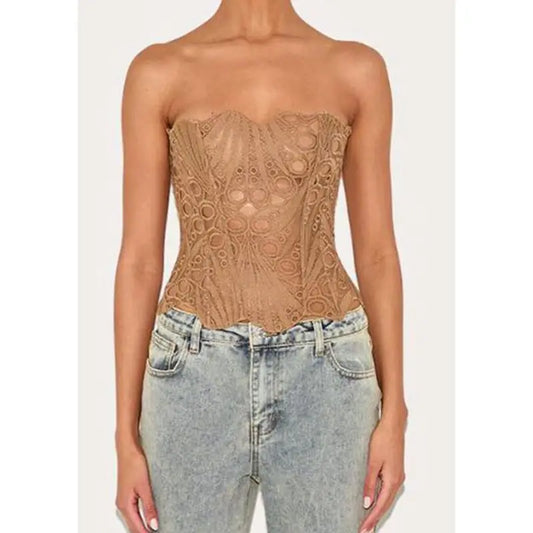 Corset Bustier Dentelle Femme – Élégance Chic & Sexy
