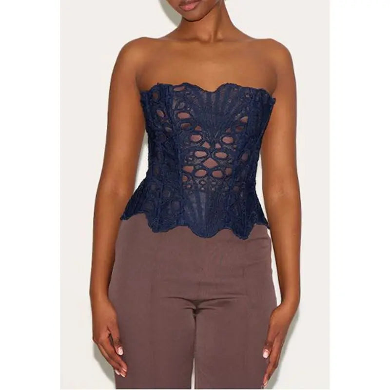 Corset Bustier Dentelle Femme – Élégance Chic & Sexy