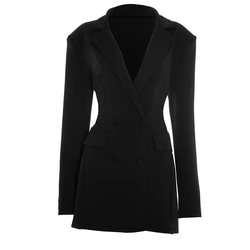 Mini Robe Blazer Femme – Chic, Glamour & Élégante