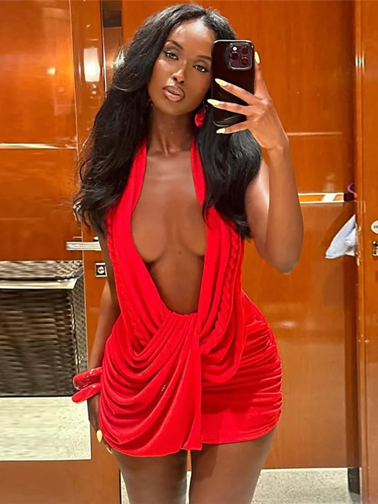 Mini Robe Dos Nu Femme – Coupe Glamour & Sexy