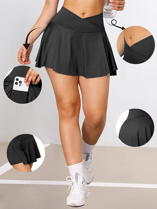 ActiveSkirt Jupe Tennis Taille Haute
