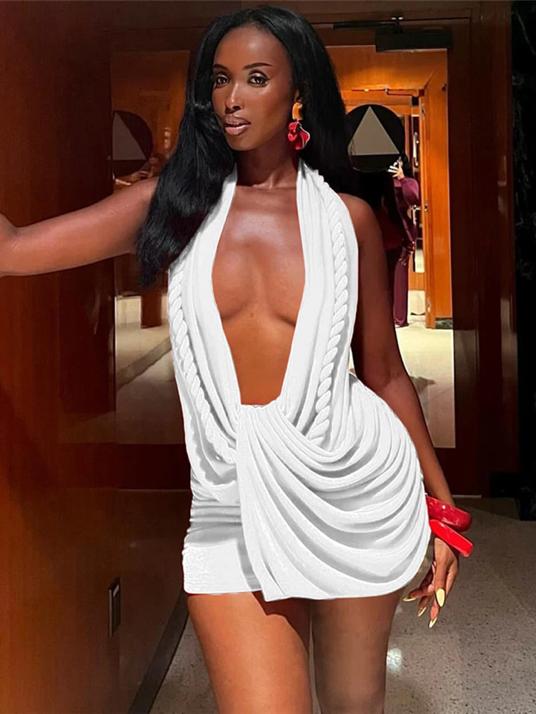 Mini Robe Dos Nu Femme – Coupe Glamour & Sexy