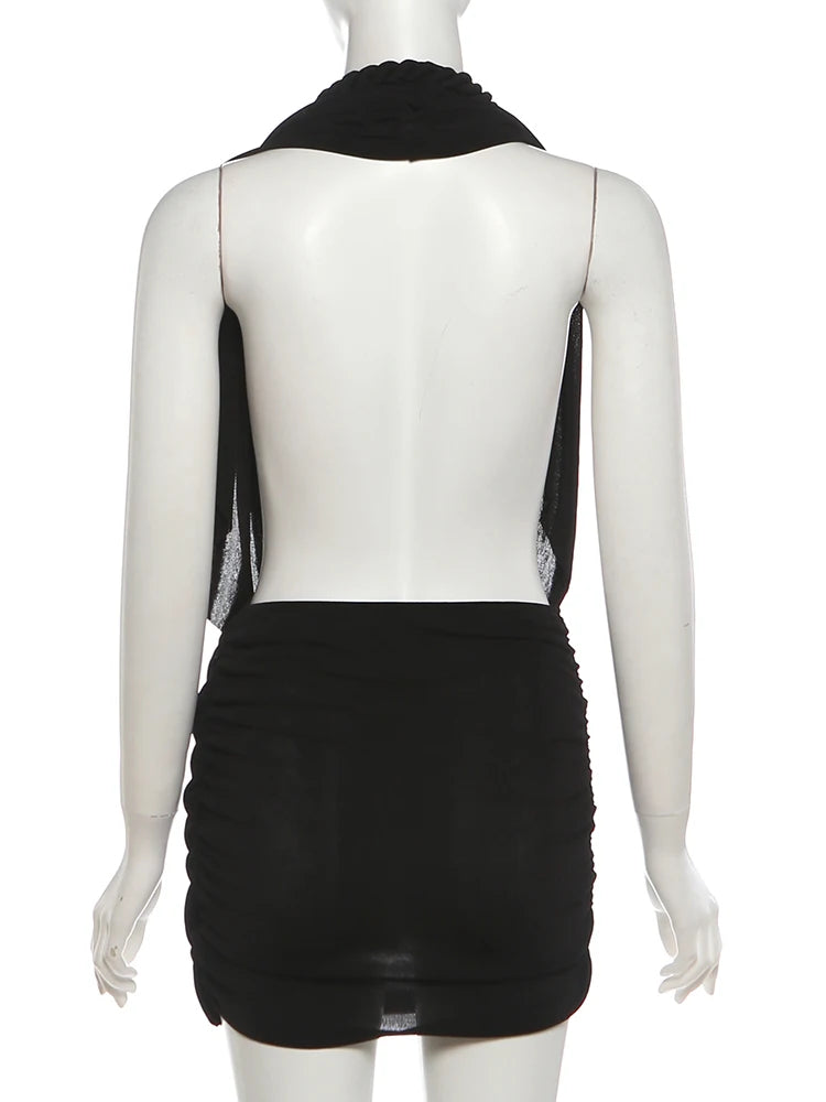 Mini Robe Dos Nu Femme – Coupe Glamour & Sexy