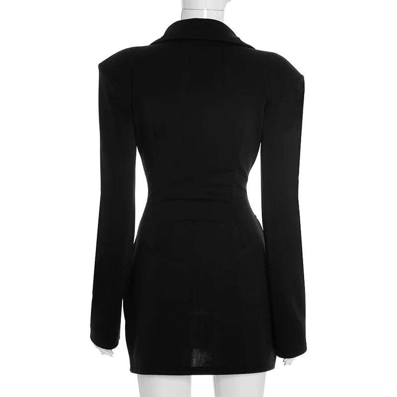Mini Robe Blazer Femme – Chic, Glamour & Élégante