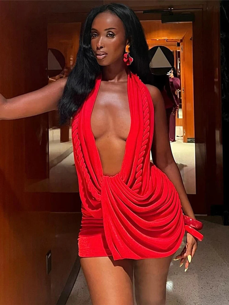 Mini Robe Dos Nu Femme – Coupe Glamour & Sexy