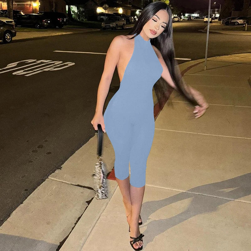 Combinaison Dos Nu Femme – Coupe Moulante Chic & Sexy