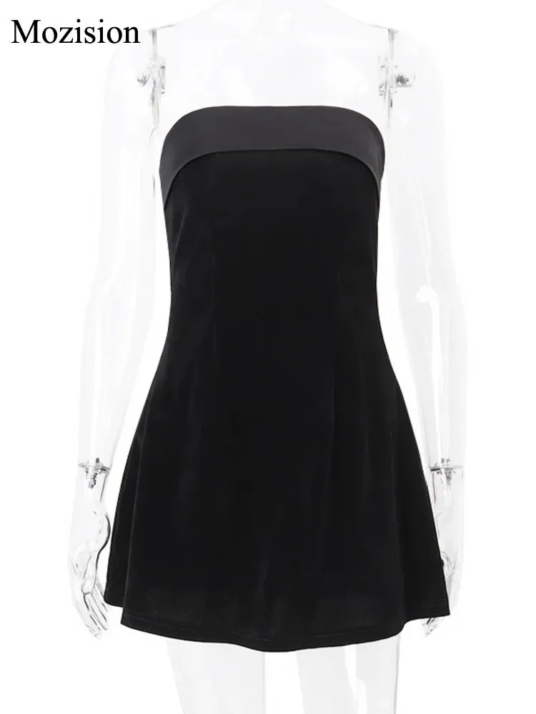 Mini Robe Bustier Glamour – Coupe Élégante & Sexy